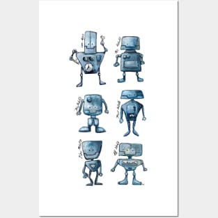 All Robots Posters and Art